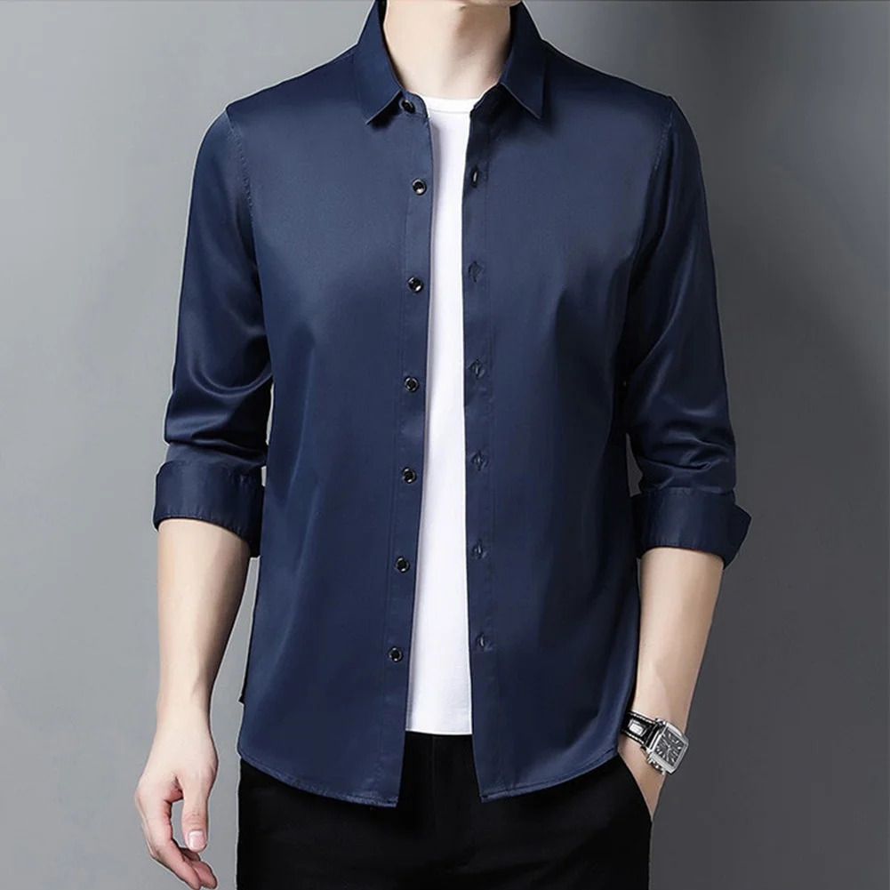 British Style Long Sleeve Shirt For Men
